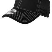 Stretch Mesh Contrast Stitch Cap