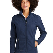 Women's Shaded Crosshatch Soft Shell Jacket