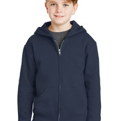 Youth NuBlend ® Full Zip Hooded Sweatshirt