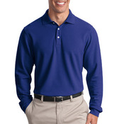 Long Sleeve EZCotton&#153; Pique Polo